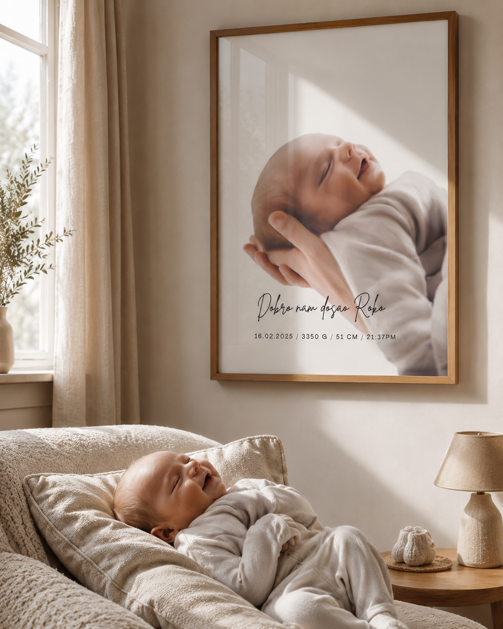 Personalizirani Birth Poster unframed