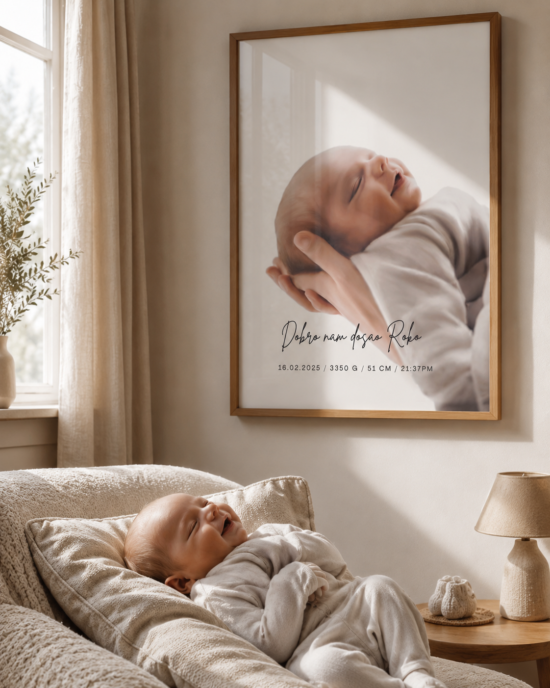 Personalizirani Birth Poster unframed