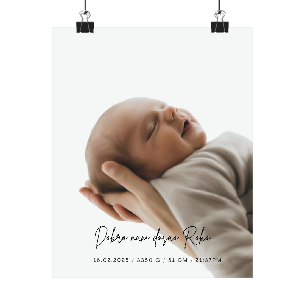 Personalizirani Birth Poster unframed