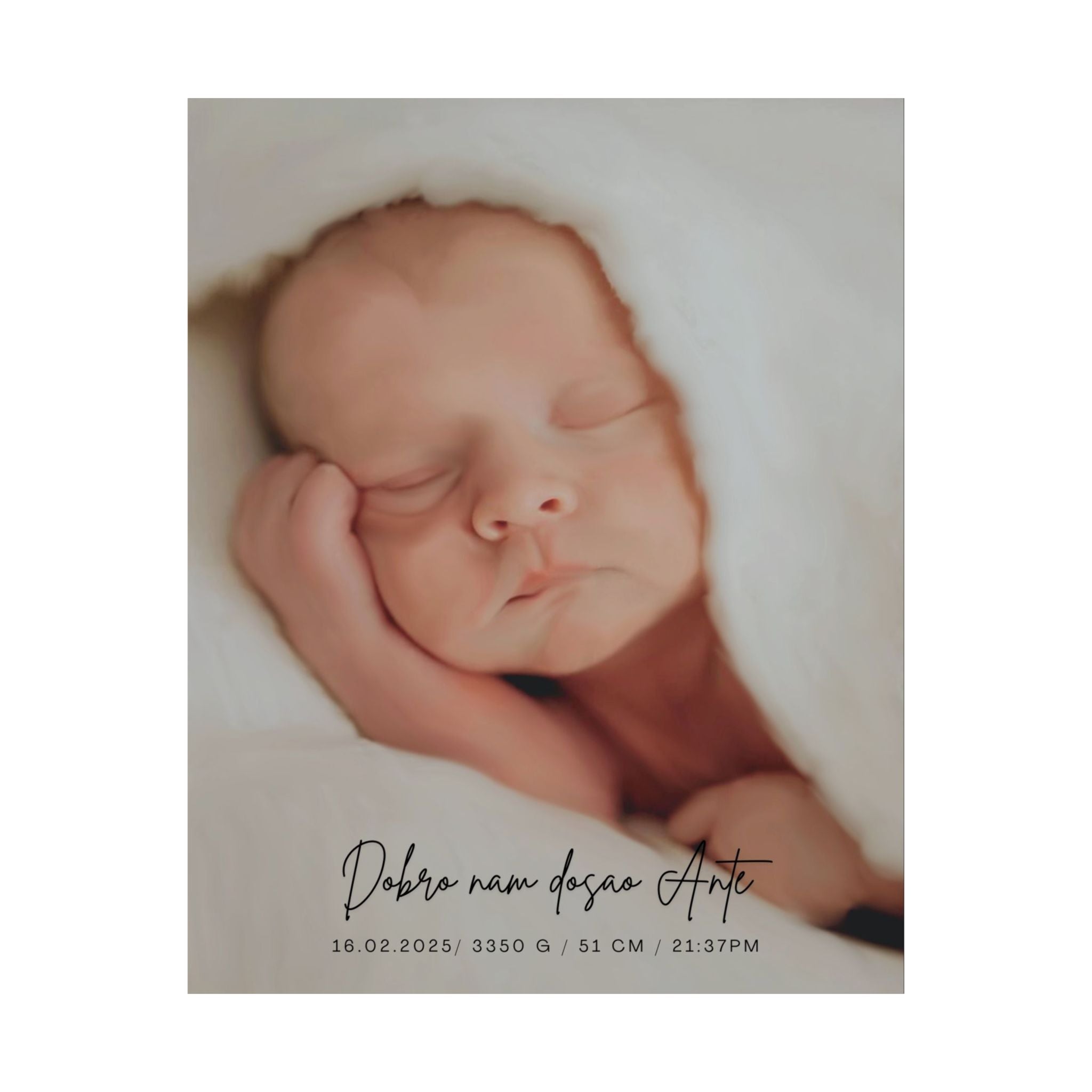 Personalizirani Birth Poster
