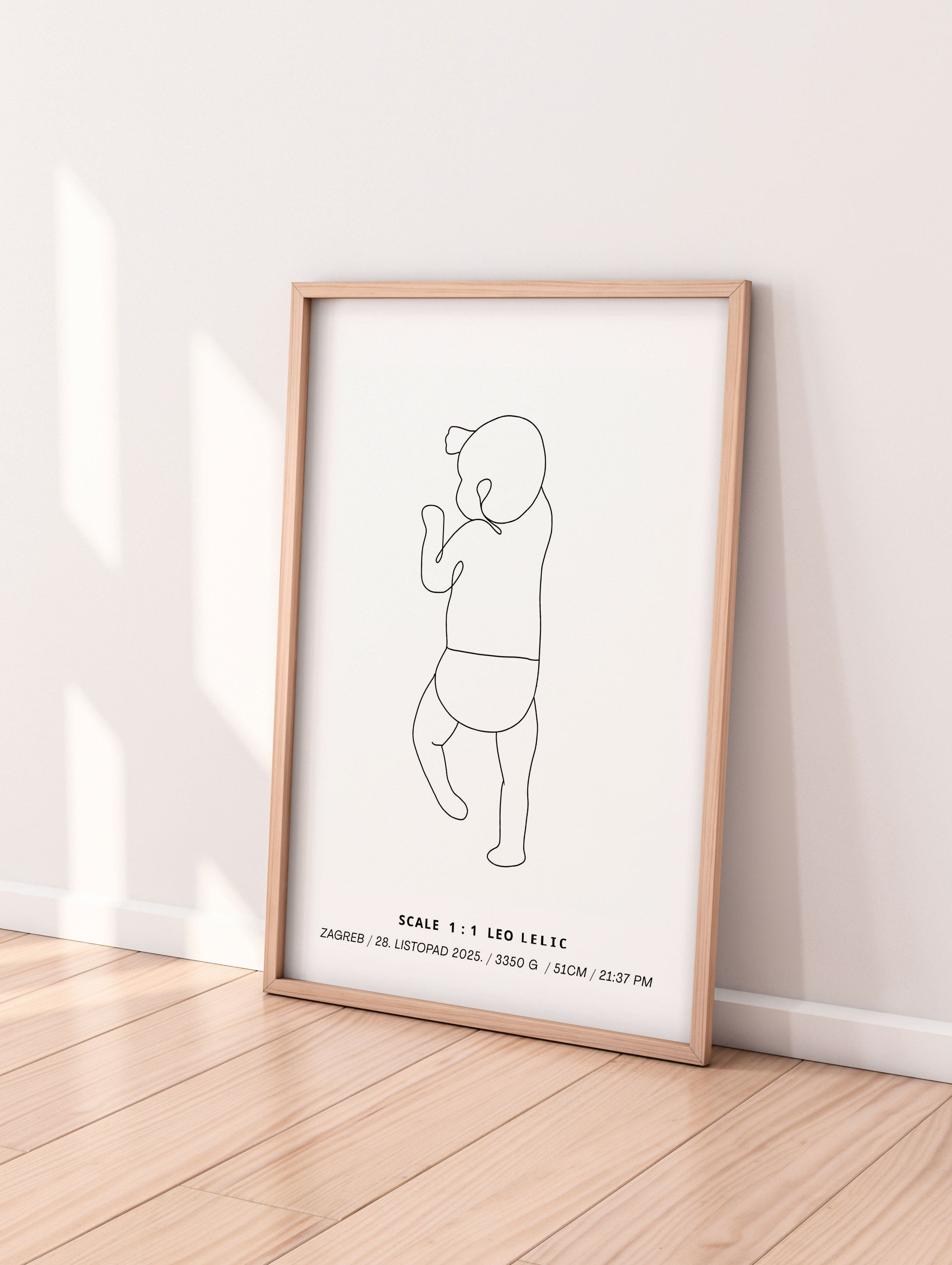 Personalizirani Birth Poster